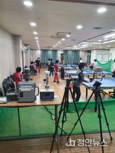 다중이용시설 실내공기질 측정 사진