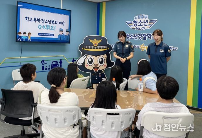 팔달구, 지역아동센터 수원중부청소년경찰학교 견학