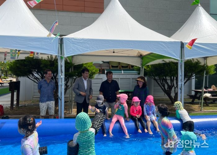 군포도시공사, 군포국민체육센터 ‘2024 늘봄학교 야외 물놀이장’프로그램 운영