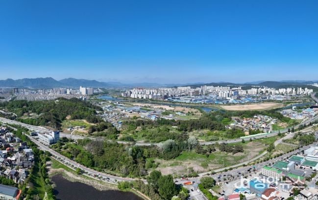 신창동 유적지 전경 사진