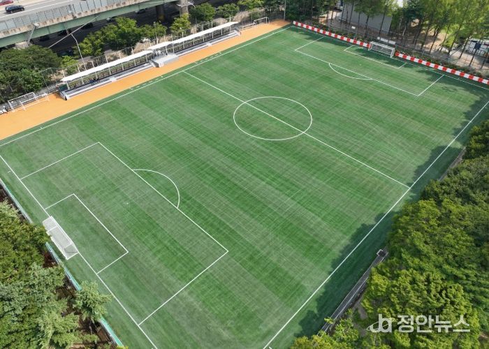 안양시, 노후한 인조잔디 수요처 찾아 폐기비용 1.5억 절감