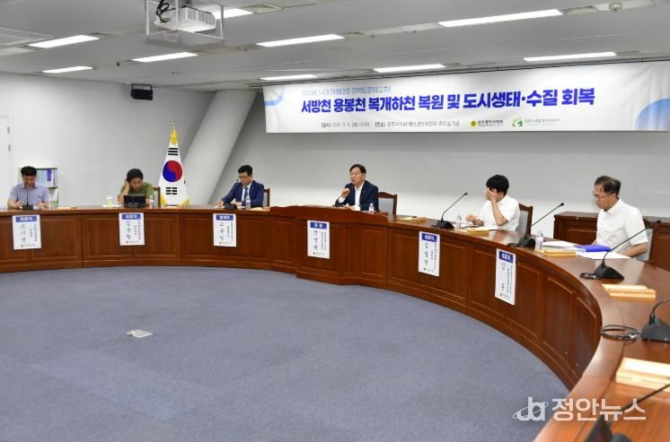 서방천 용봉천 침수 대책 토론회