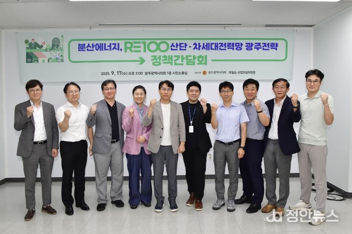 분산에너지,RE100산단 차세대 전력망 광주전략 간담회