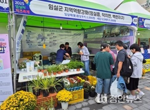 임실군 농촌개발사업 주민들, 임실N치즈축제서 홍보부스 운영