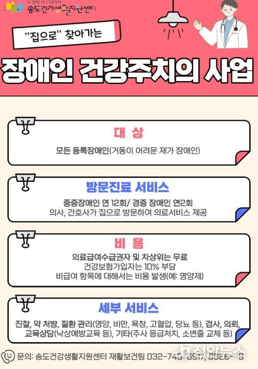 지역 장애인 건강주치의 서비스 운영