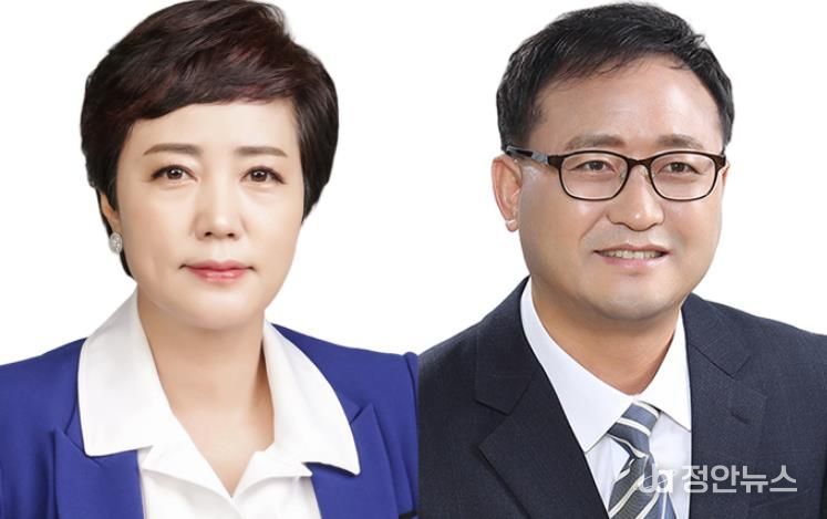 제천시의회, 토착자생종 등 자연환경 보호에 나서, 발의 의원 사진(한명숙 부의장, 권오규 의원)