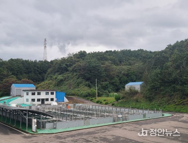 옥천정수장 전경