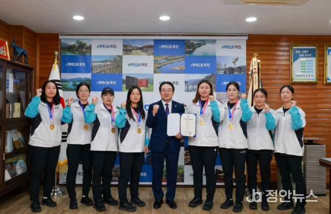 옥천군 실업팀 3관왕 석권