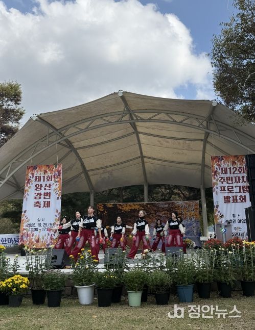 영동군 제1회 양산 강변축제 및 제12회 주민자치프로그램 발표회