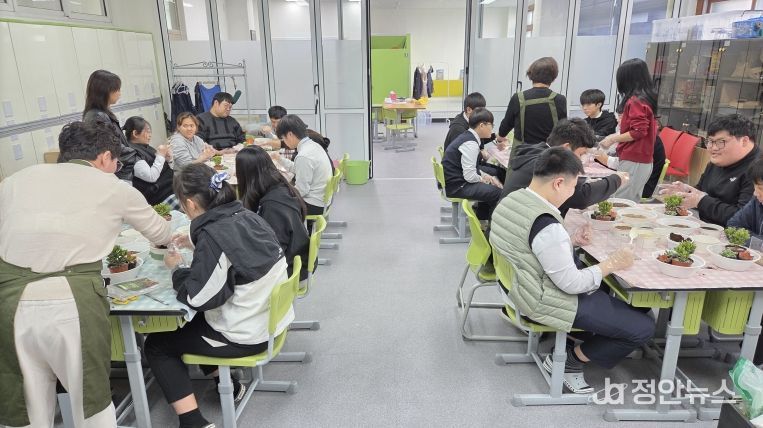 제천제일고, 교육기부모델학교 ‘손안의 감성정원’ 프로그램 운영