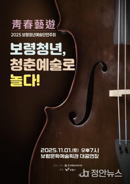 청년예술가 연주회 포스터