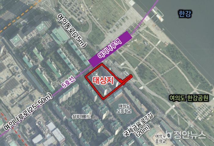 위치도(영등포구 여의도동 30 일대)