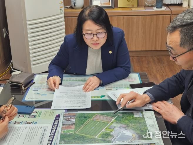 고선희 서구의원 노력 결실, 가좌배수지 족구장 11월 20일 준공 예정