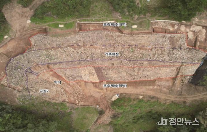 대구 팔거산성 3차 발굴조사 대상구역 전경(직상방)