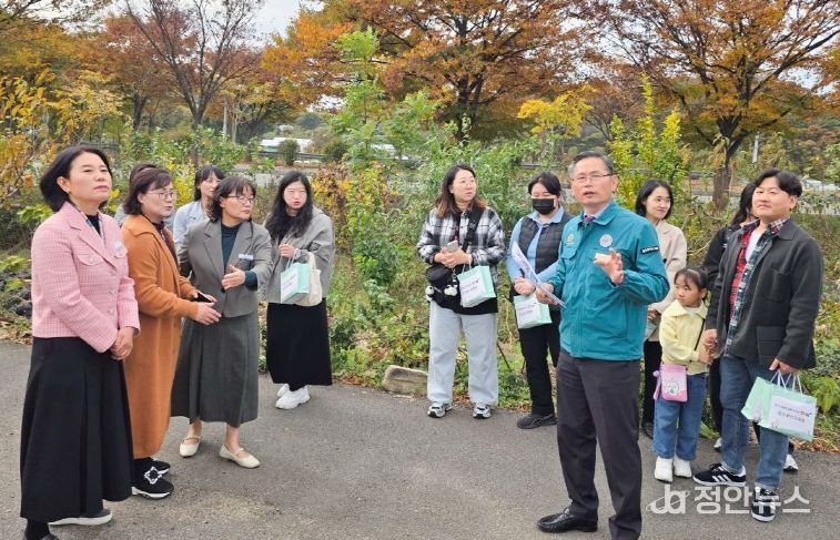 문석주 의원, 상안유치원 소방진입로 개설 예정지 현장점검