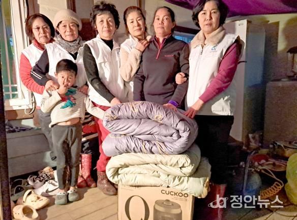 고성군여성단체협의회, 다문화가정 주거환경개선 물품 지원