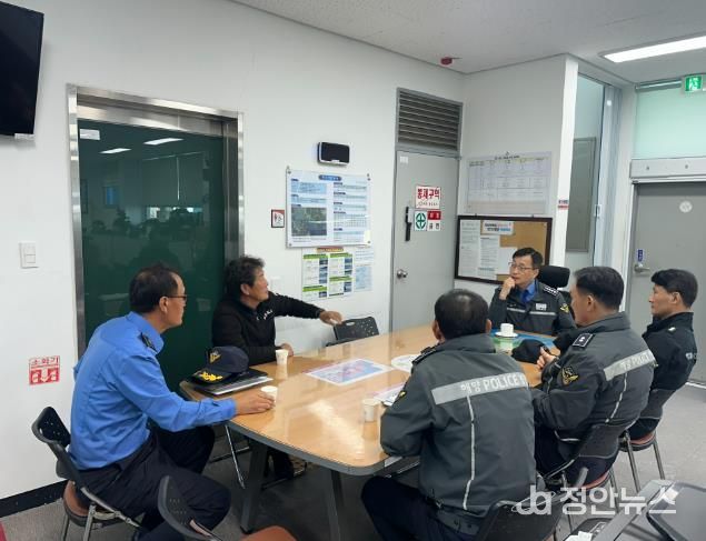 사천해경, 동절기 어선 화재사고 대비 치안현장 점검