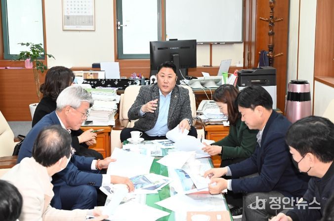 김종섭 부의장, 약사초등학교 안전환경 개선 간담회