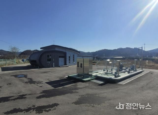 신양공공하수처리시설 증설사업 모습