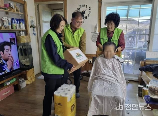 대흥면 찾아가는 이미용 봉사 활동 사진