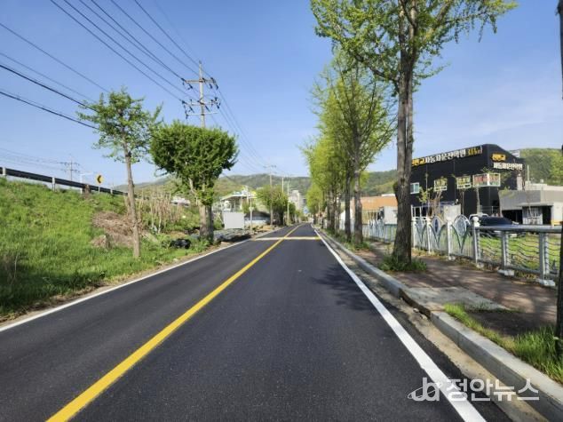 용인특례시 처인구 포곡읍이 지역내 10개 주요 도로 재포장 공사를 마무리했다.