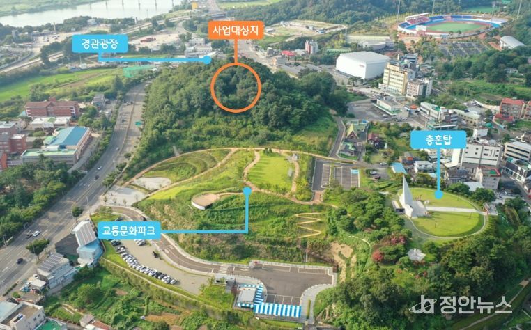 현풍읍 목조전망대 사업 대상 위치