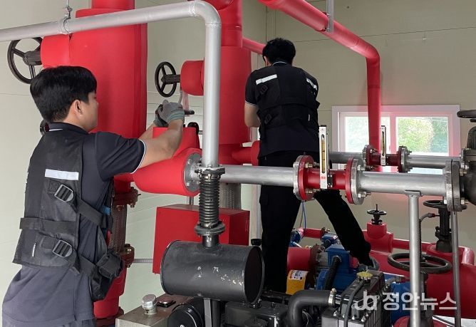 동절기 화재 예방 노인복지시설 점검 사진