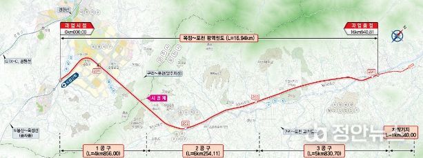 포천-옥정 광역철도 포천 전구간 착공