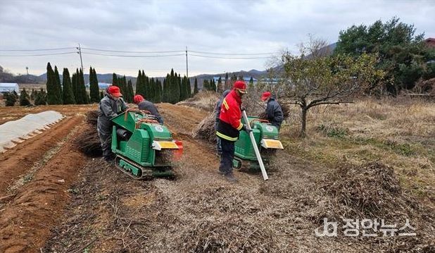 계양구, 2026년 봄철 산림 인접지역 영농부산물 파쇄 지원 추진