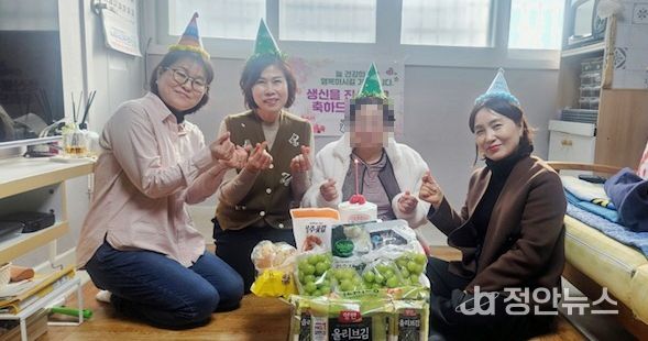 남동구 만수3동 통장자율회, 홀몸노인을 위한 생신 잔