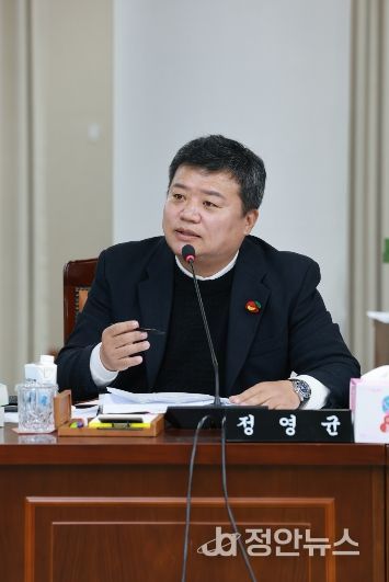 정영균 도의원 기획행정위원회에서 질문