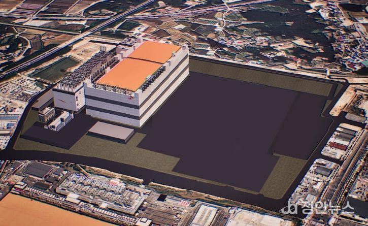 청주시, SK하이닉스 첨단 패키징 팹 ‘P앤T7’ 건축허가 완료. 사진(P앤T7 조감도)