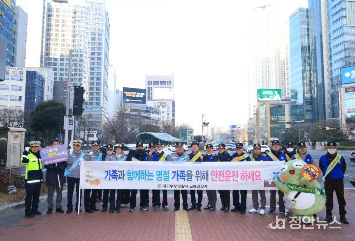 설맞이 민·관·경 합동 교통안전 캠페인