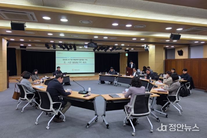 생성형 인공지능(AI) 기반 통합복지플랫폼 구축 협업팀(TF) 2차 회의