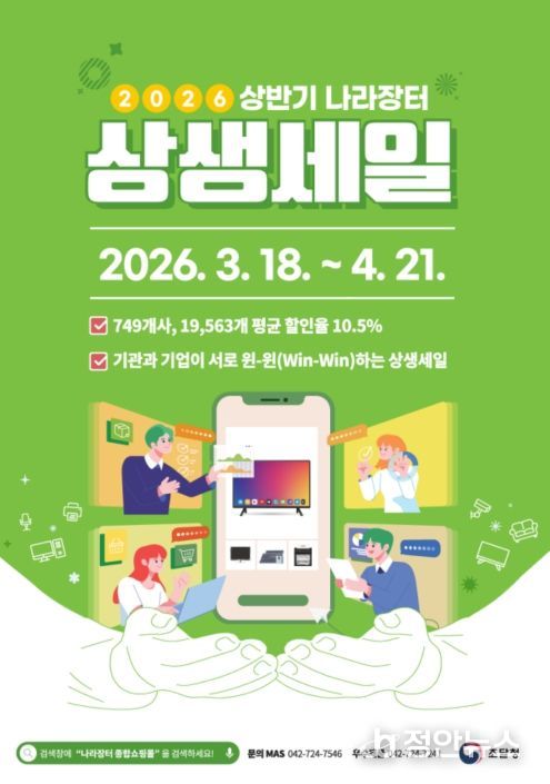 ‘2026년 상반기 나라장터 상생세일’ 포스터