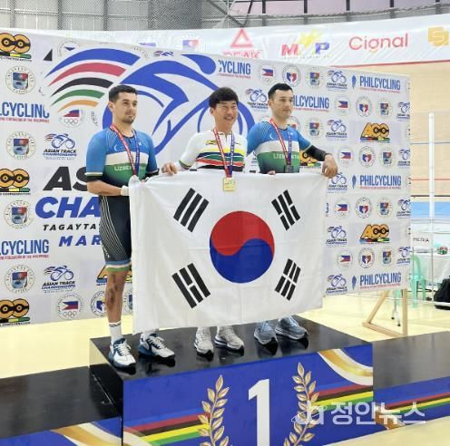 진주출신 ‘장애인 사이클’ 정재섭 선수 2관왕 달성