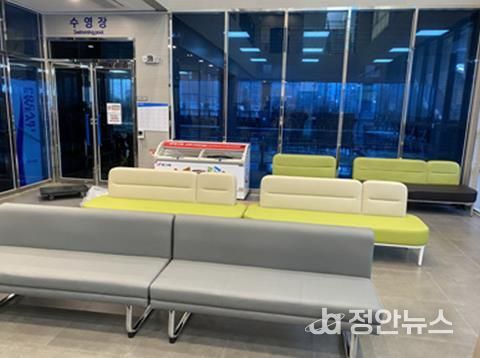 연수구시설안전관리공단, 송도체육센터 휴게공간 개선