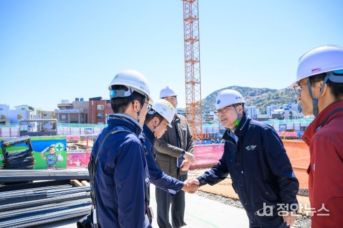 , 청사 신축사업 현장 점검