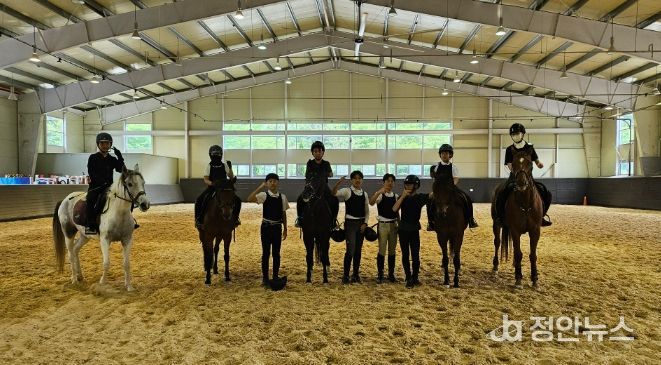 2026년 함안군 유소년 승마단 본격 운영