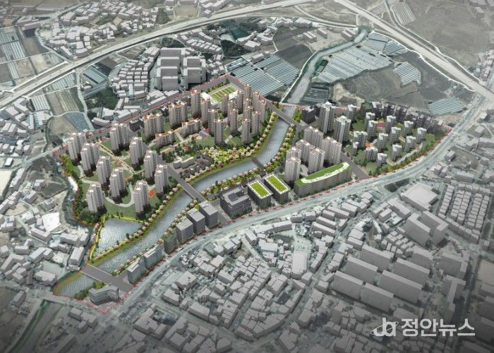 포천 송우2지구 본격 착공(조감도(지구계획 변경1차 기준))